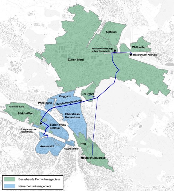 Verbindungsleitung von Zürich Nord nach Zürich West