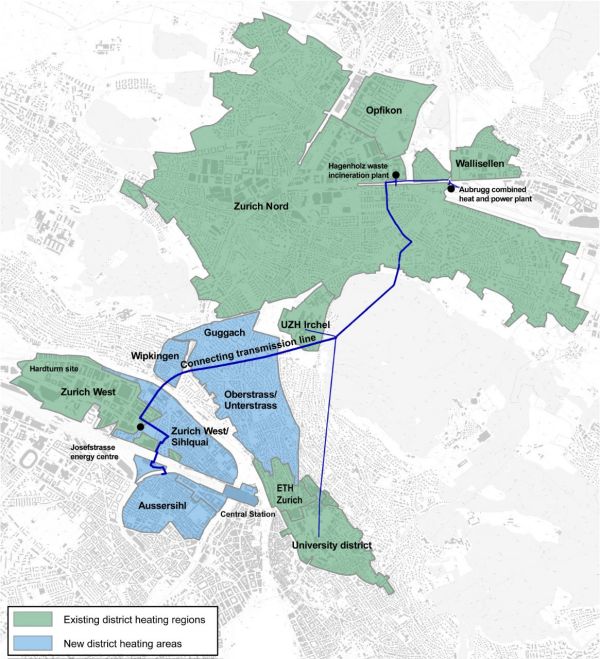 Connecting transmission line from Zurich North to Zurich West